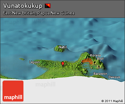 Satellite Panoramic Map of Vunatokukup