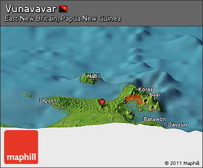 Satellite Panoramic Map of Vunavavar