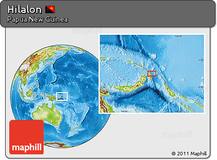 Physical Location Map of Hilalon