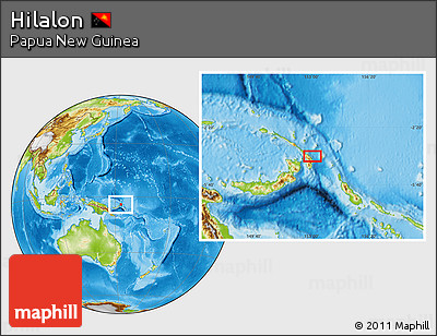 Physical Location Map of Hilalon