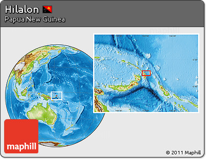 Physical Location Map of Hilalon