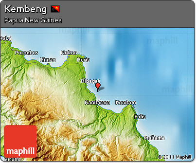Physical Map of Kembeng