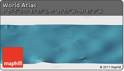 Satellite Panoramic Map of the Area around 4° 1' 30" S, 15° 13' 29" W