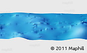 Physical Panoramic Map of the area around 4° 1' 30" S, 163° 58' 29" W