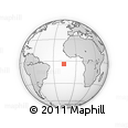Outline Map of the Area around 4° 1' 30" S, 16° 4' 29" W, rectangular outline
