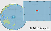 Savanna Style Location Map of the area around 4° 1' 30" S, 170° 4' 29" E