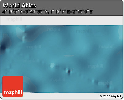 Satellite 3D Map of the Area around 4° 1' 30" S, 1° 46' 29" E