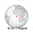 Outline Map of the Area around 4° 1' 30" S, 1° 46' 29" E, rectangular outline