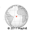 Outline Map of the Area around 4° 1' 30" S, 20° 19' 30" W, rectangular outline