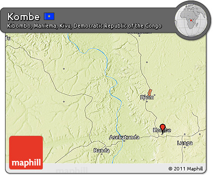 Physical 3D Map of Kombe