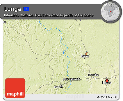 Physical 3D Map of Lunga