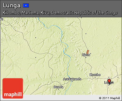Physical 3D Map of Lunga