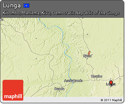 Physical 3D Map of Lunga