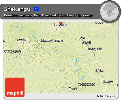 Physical Panoramic Map of Shekangu