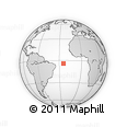 Outline Map of the Area around 4° 1' 30" S, 24° 34' 30" W, rectangular outline