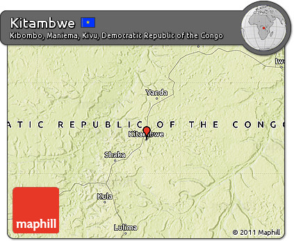 Physical Map of Kitambwe