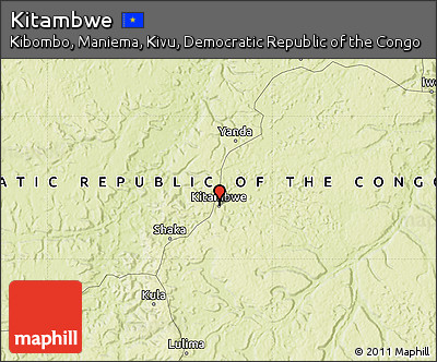 Physical Map of Kitambwe