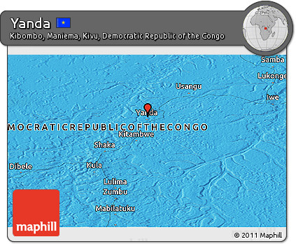 Political Panoramic Map of Yanda
