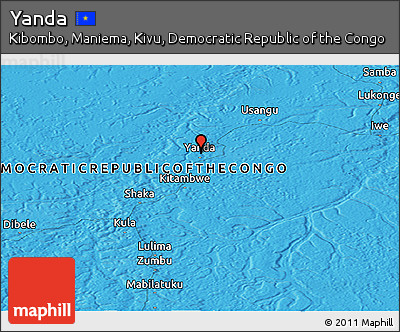 Political Panoramic Map of Yanda