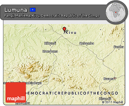Physical 3D Map of Lumuna
