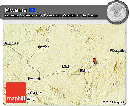 Physical 3D Map of Mwema