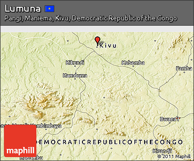 Physical 3D Map of Lumuna