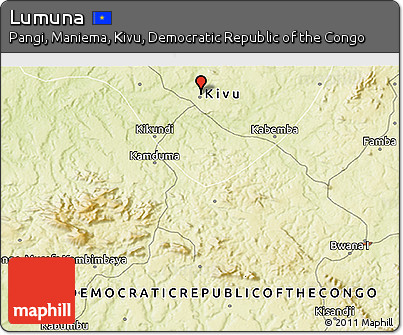 Physical 3D Map of Lumuna