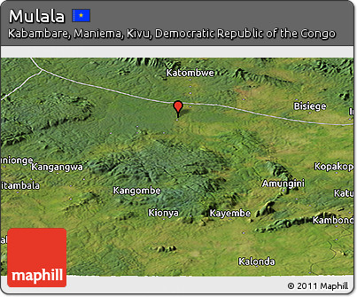 Satellite Panoramic Map of Mulala