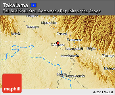 Physical 3D Map of Takalama