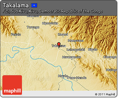 Physical 3D Map of Takalama