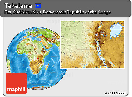Physical Location Map of Takalama