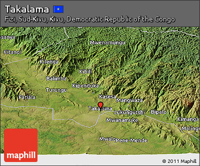Satellite Panoramic Map of Takalama