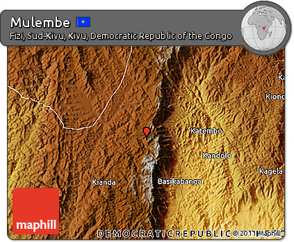 Physical 3D Map of Mulembe
