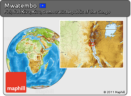 Physical Location Map of Mwatembo