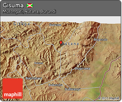 Satellite 3D Map of Gisuma