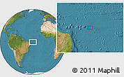 Satellite Location Map of the area around 4° 1' 30" S, 31° 22' 30" W