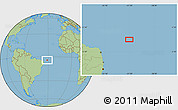 Savanna Style Location Map of the area around 4° 1' 30" S, 31° 22' 30" W