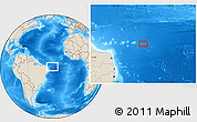 Shaded Relief Location Map of the area around 4° 1' 30" S, 31° 22' 30" W