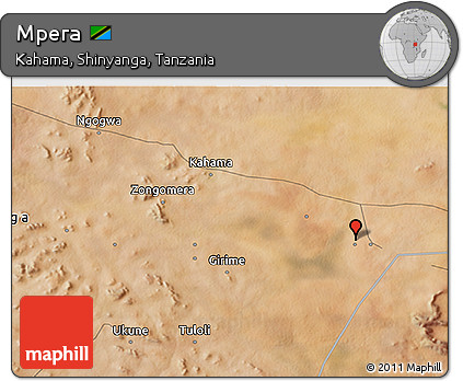 Satellite 3D Map of Mpera