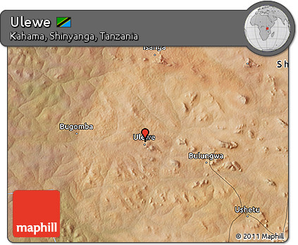 Satellite 3D Map of Ulewe