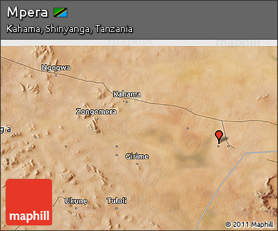 Satellite 3D Map of Mpera