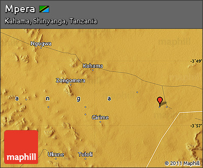 Physical Map of Mpera