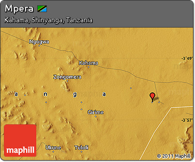 Physical Map of Mpera