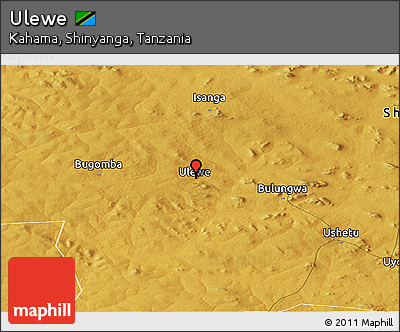 Physical Panoramic Map of Ulewe