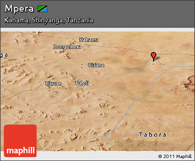 Satellite Panoramic Map of Mpera