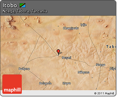 Satellite 3D Map of Itobo