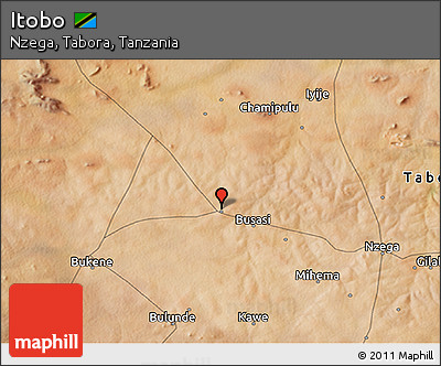Satellite 3D Map of Itobo