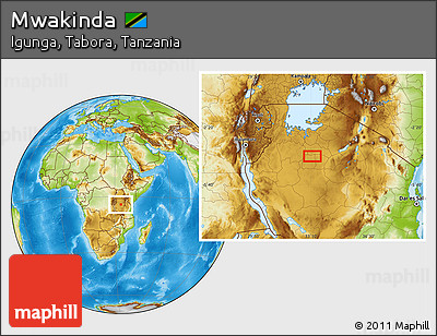 Physical Location Map of Mwakinda