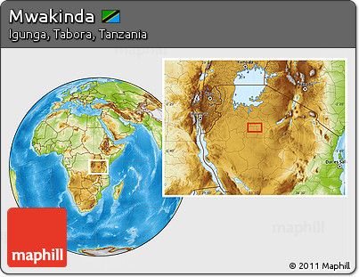 Physical Location Map of Mwakinda
