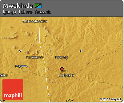 Physical Map of Mwakinda